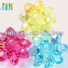 27mm transparent acrylic beads! acrylic faceted beads mixed colors beads!